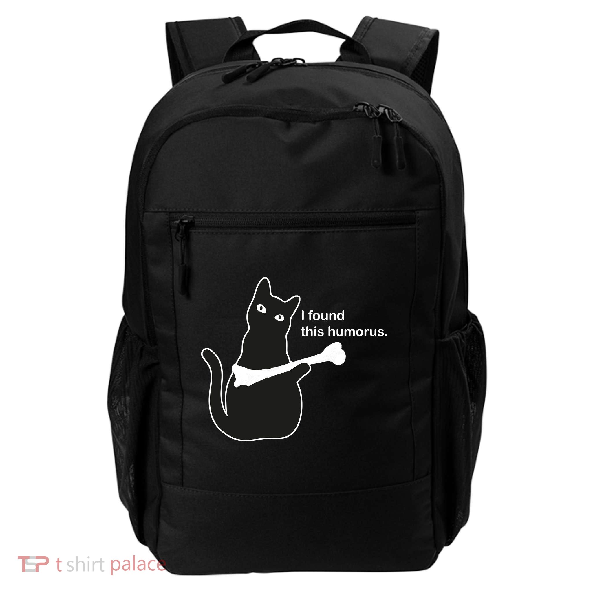 I Found This Humorous Cat Daily Commute Backpack