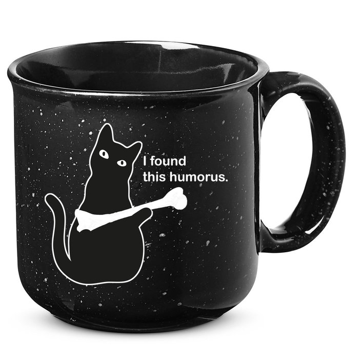 I Found This Humorous Cat 15oz Campfire Ceramic Mug