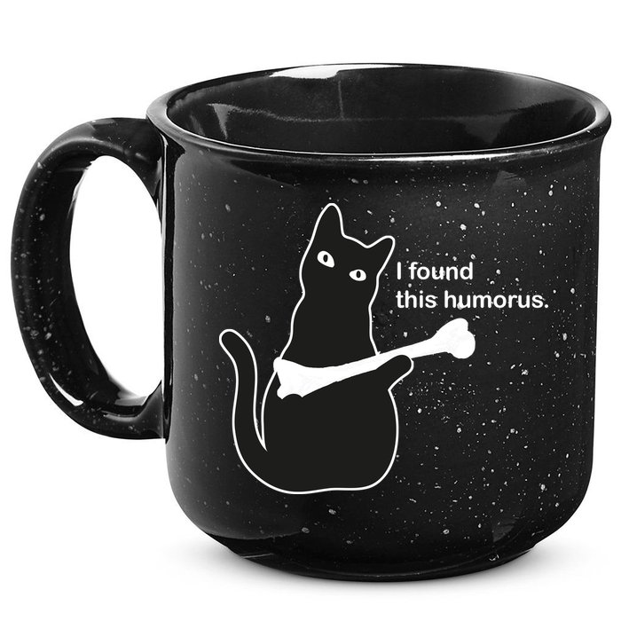 I Found This Humorous Cat 15oz Campfire Ceramic Mug