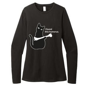 I Found This Humorous Cat Womens CVC Long Sleeve Shirt