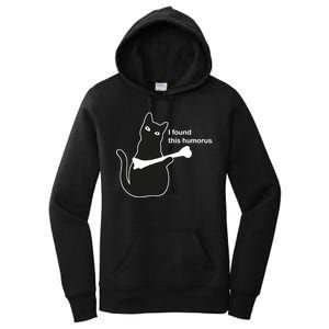 I Found This Humorous Cat Women's Pullover Hoodie