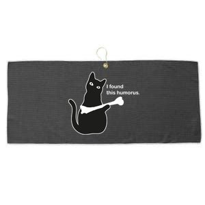 I Found This Humorous Cat Large Microfiber Waffle Golf Towel