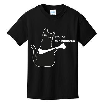 I Found This Humorous Cat Kids T-Shirt