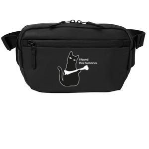 I Found This Humorous Cat Crossbody Pack