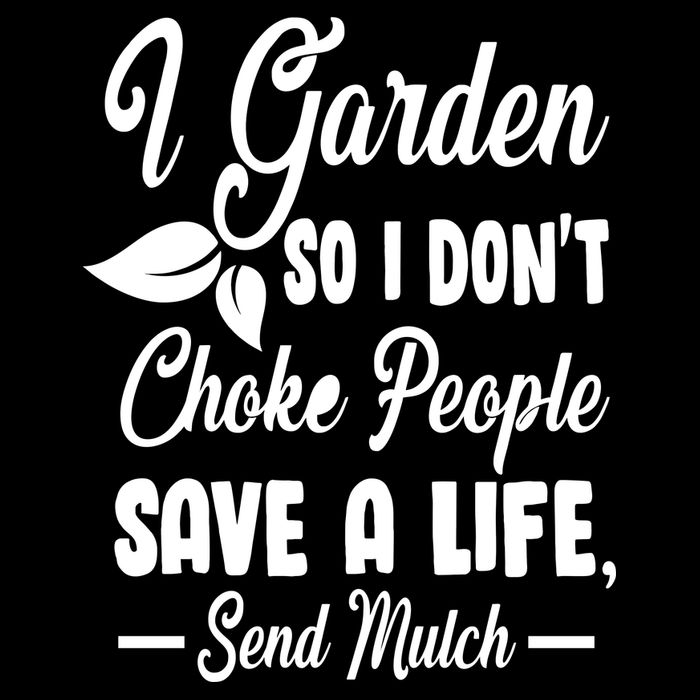 I Garden So I Don't Choke People USA-Made Doggie Bandana