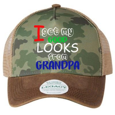 I Get My Looks From Grandpa Legacy Tie Dye Trucker Hat