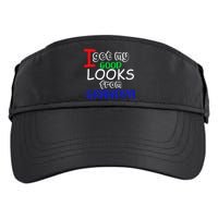 I Get My Looks From Grandpa Adult Drive Performance Visor