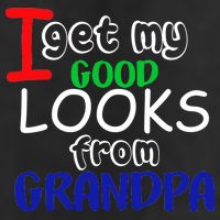 I Get My Looks From Grandpa Adult Drive Performance Visor