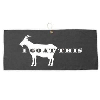 I Goat This Large Microfiber Waffle Golf Towel