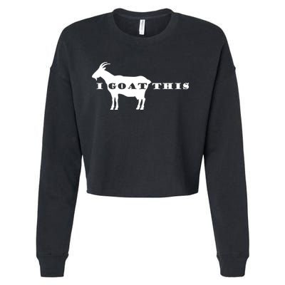I Goat This Cropped Pullover Crew