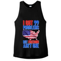 I Got 99 Problem But Freedom Ain't One Ladies PosiCharge Tri-Blend Wicking Tank