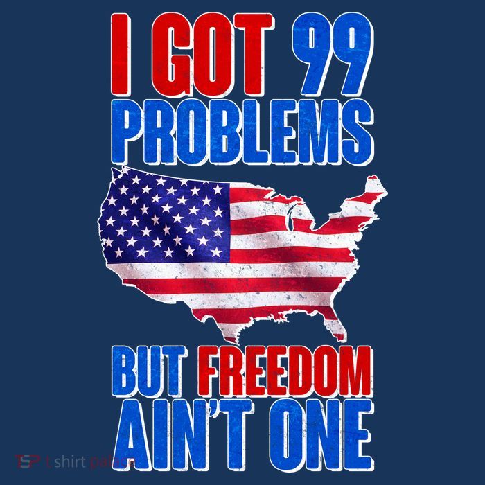 I Got 99 Problem But Freedom Ain't One Hooded Wearable Blanket