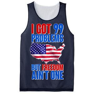 I Got 99 Problem But Freedom Ain't One Mesh Reversible Basketball Jersey Tank