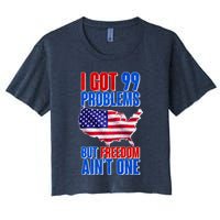 I Got 99 Problem But Freedom Ain't One Crop Top