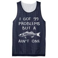 I Got 99 Problems But A Fish Ain't One Mesh Reversible Basketball Jersey Tank