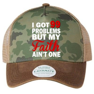 I Got 99 Problems But My Faith Ain't One Legacy Tie Dye Trucker Hat