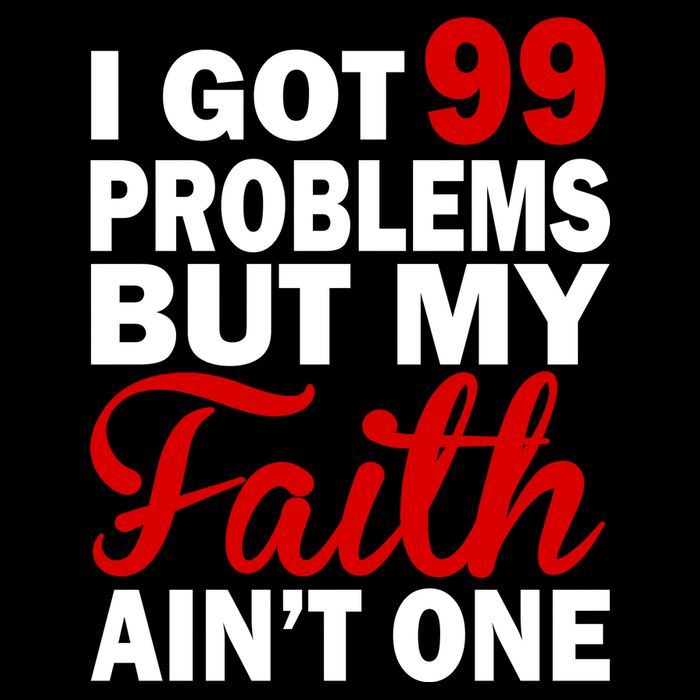 I Got 99 Problems But My Faith Ain't One 16 in Basic Backpack