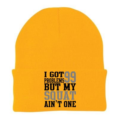 I Got 99 Problems But My Squat Ain't One Knit Cap Winter Beanie