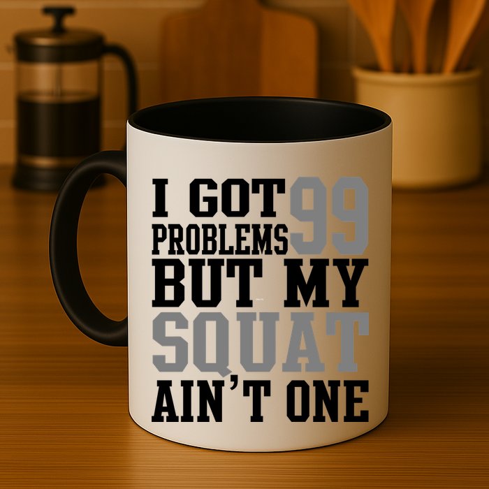 I Got 99 Problems But My Squat Ain't One Mug
