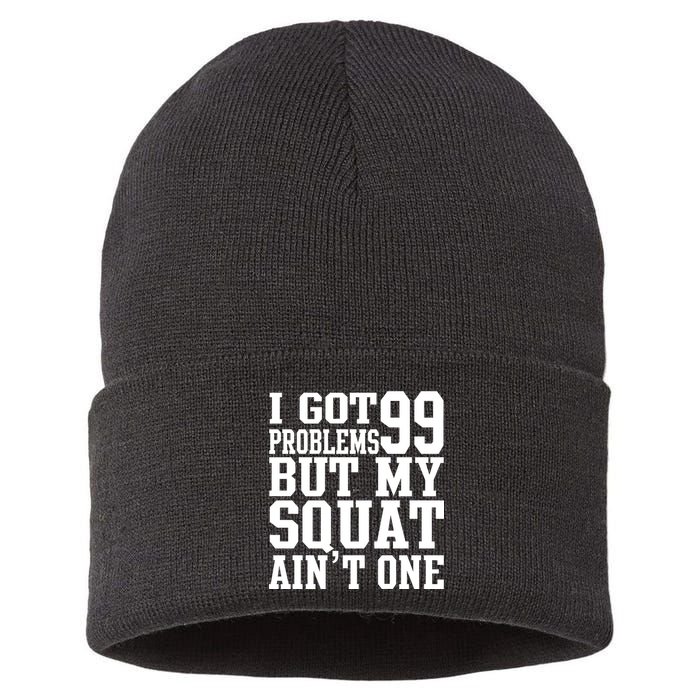 I Got 99 Problems But My Squat Ain't One Sustainable Knit Beanie