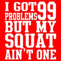 I Got 99 Problems But My Squat Ain't One Valucap Bio-Washed Visor