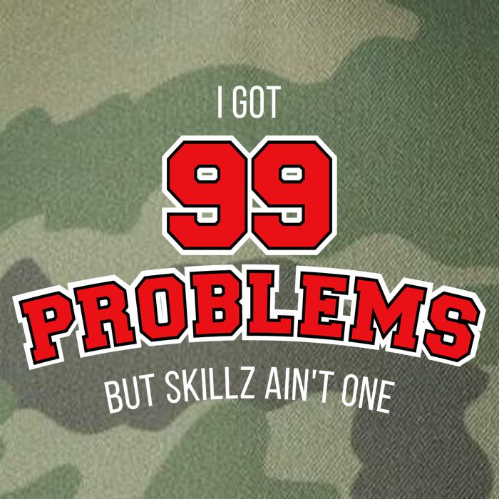 I Got 99 Problems But Skillz Ain't One Legacy Tie Dye Trucker Hat