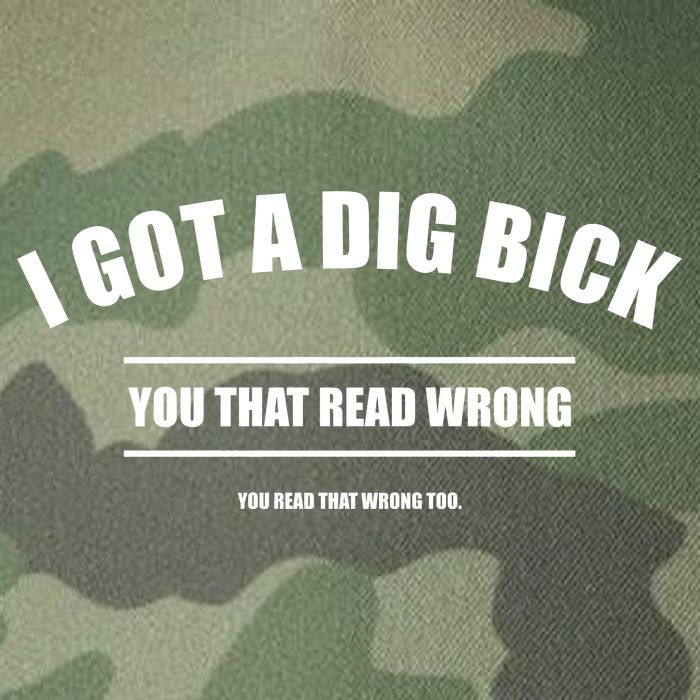 I Got a Dig Bick You Read That Wrong Funny Word Play Legacy Tie Dye Trucker Hat