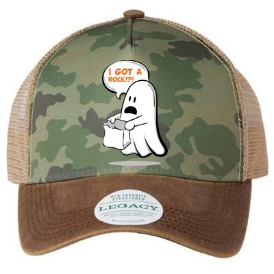 I Got A Rock!?! Halloween Ghost Trick or Treat Legacy Tie Dye Trucker Hat