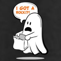 I Got A Rock!?! Halloween Ghost Trick or Treat Cool Comfort Performance Bucket Hat