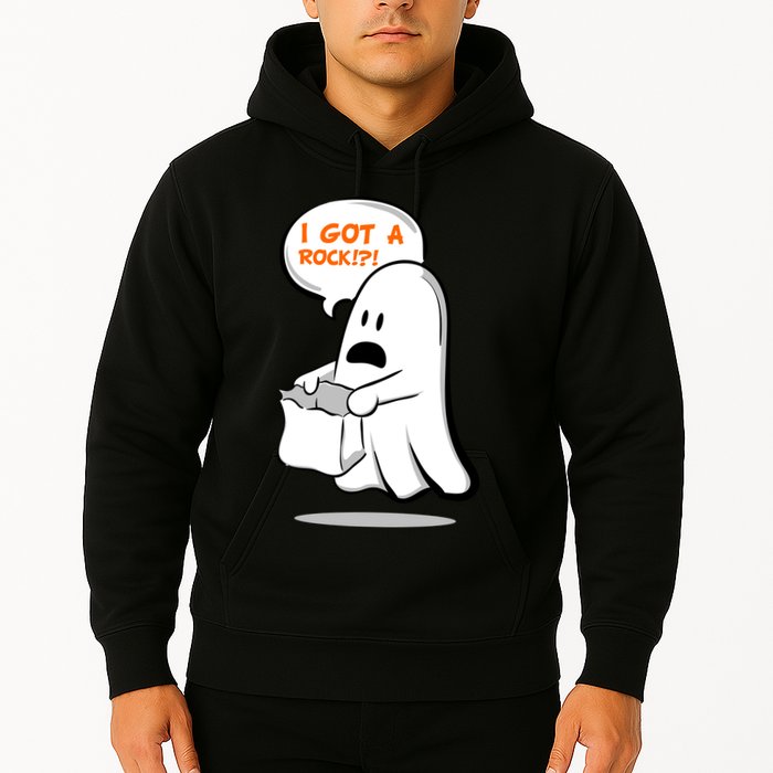 I Got A Rock!?! Halloween Ghost Trick or Treat Hoodie