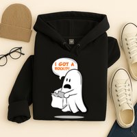 I Got A Rock!?! Halloween Ghost Trick or Treat Hoodie