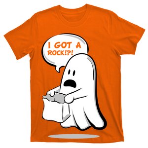 I Got A Rock!?! Halloween Ghost Trick or Treat T-Shirt