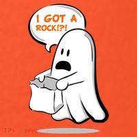 I Got A Rock!?! Halloween Ghost Trick or Treat Tall T-Shirt