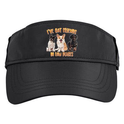 I Got Friends In Low Places Dogs Adult Drive Performance Visor