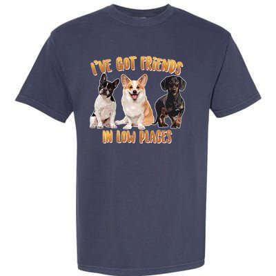 I Got Friends In Low Places Dogs Garment-Dyed Heavyweight T-Shirt