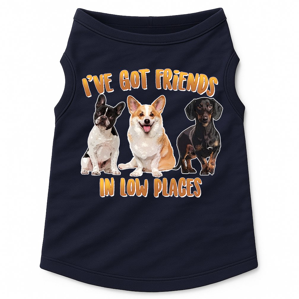 I Got Friends In Low Places Dogs Doggie Tank
