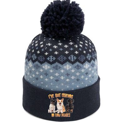 I Got Friends In Low Places Dogs The Baniff Cuffed Pom Beanie