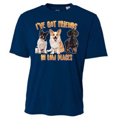 I Got Friends In Low Places Dogs Cooling Performance Crew T-Shirt