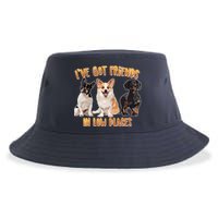 I Got Friends In Low Places Dogs Sustainable Bucket Hat