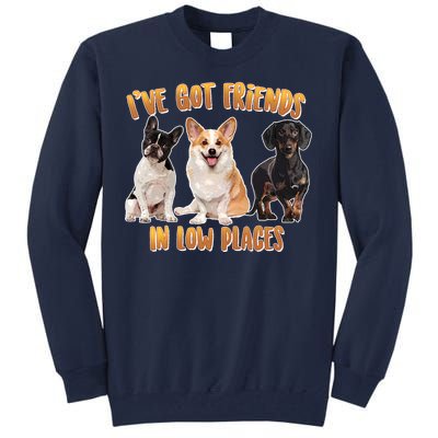 I Got Friends In Low Places Dogs Tall Sweatshirt