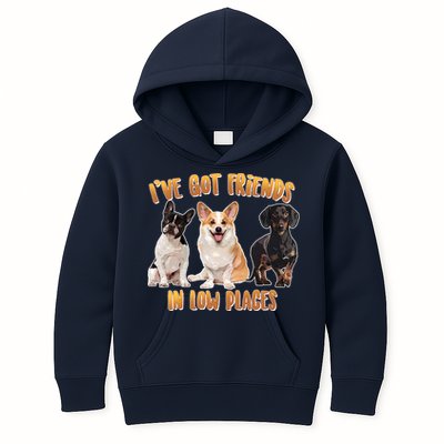 I Got Friends In Low Places Dogs Kids Hoodie
