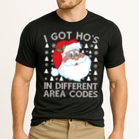 I Got Ho's In Different Aera Codes Santa Claus Ugly Christmas Performance Shirt