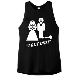 I Got One Just Married Ladies PosiCharge Tri-Blend Wicking Tank