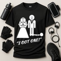 I Got One Just Married Cooling Performance Crew T-Shirt