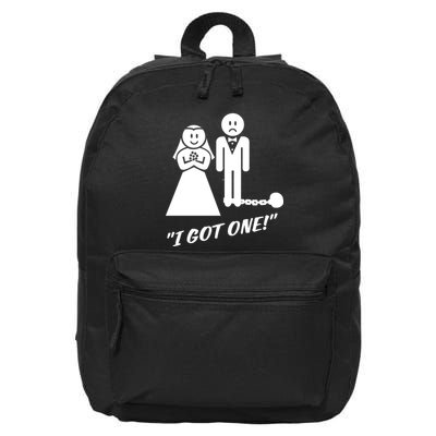 I Got One Just Married 16 in Basic Backpack