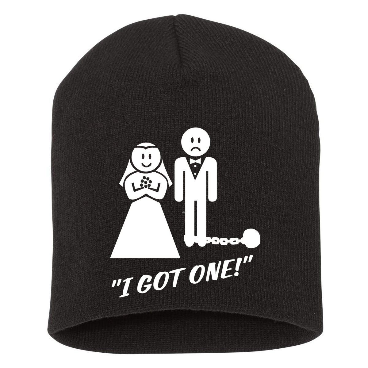 I Got One Just Married Short Acrylic Beanie