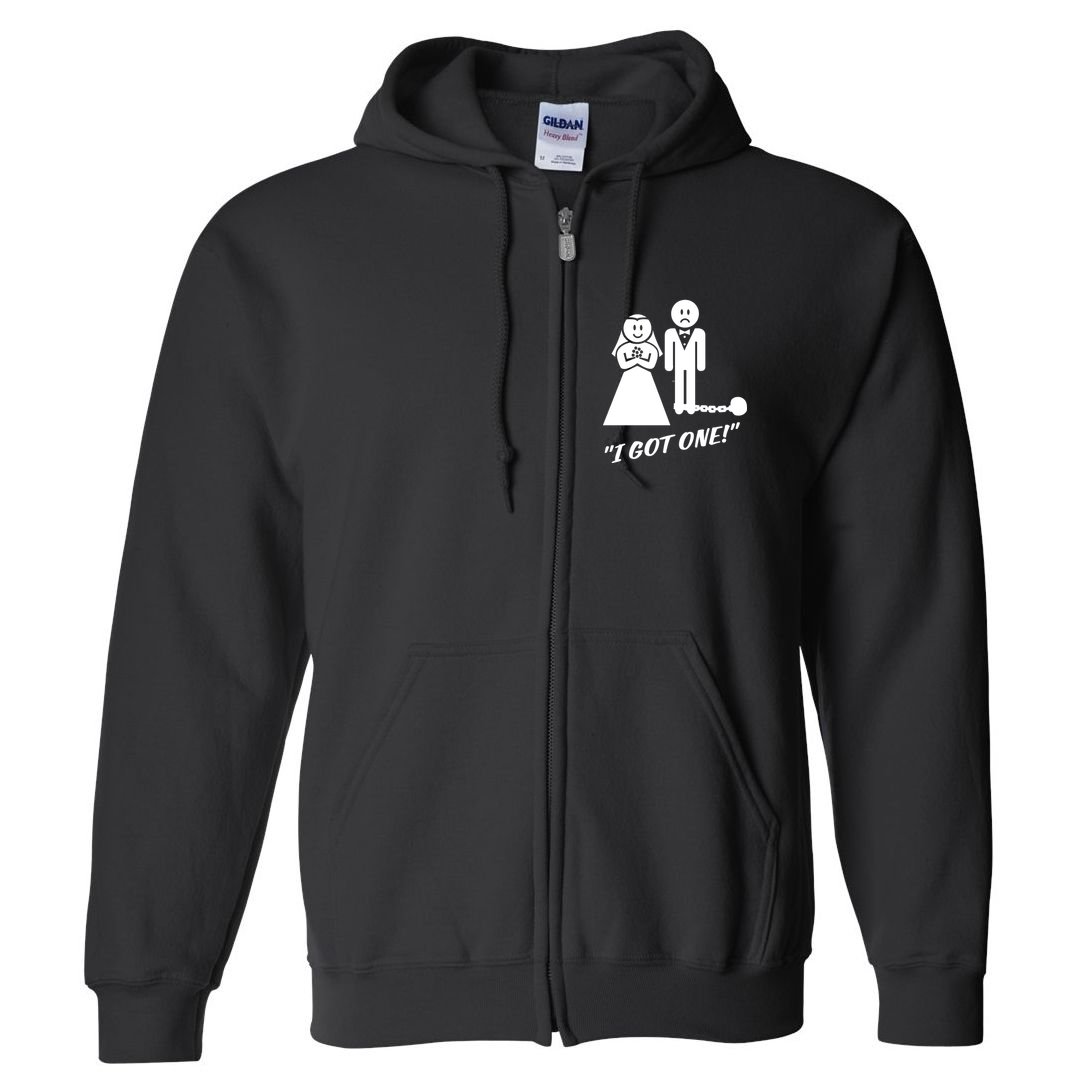 I Got One Just Married Full Zip Hoodie