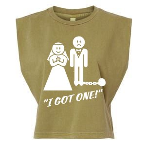 I Got One Just Married Garment-Dyed Women's Muscle Tee