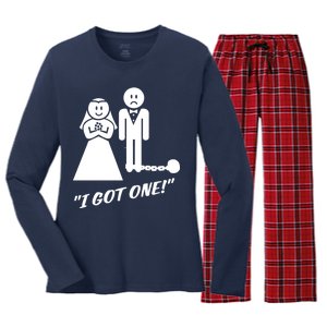 I Got One Just Married Women's Long Sleeve Flannel Pajama Set 