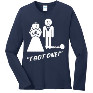 I Got One Just Married Ladies Long Sleeve Shirt